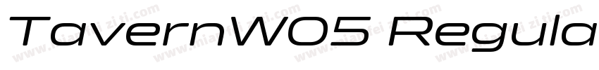 TavernW05 RegularItalic Regular字体转换
